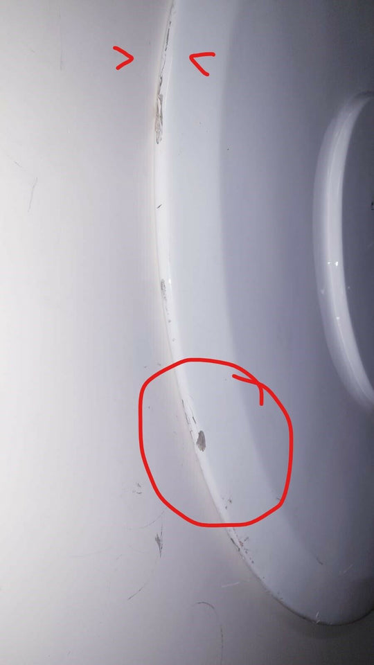 40" White Lacquer Tulip Dining Table - Round NO BASE