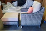 Abbyson Living Corbin 3-Piece Seating Set 1 Sofa, 1 Armchair and 1 Ottoman