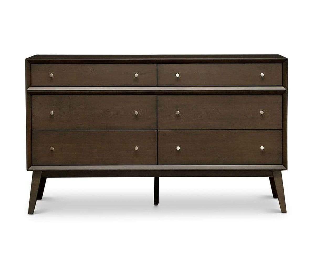 Scandinavian Designs Bennett Double Dresser Smoked Umber Greensalvage Scandinavian Designs Bennett Double Dresser Smoked Umber Greensalvage