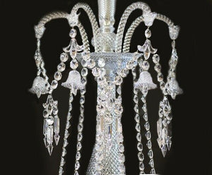 Baccarat Diamant Biseaux 20 Light Wall Sconce 70"H x 52"W - FREE SHIPPING