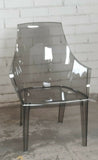 CLEAR/SMOKE LUCITE CHAIR ^WOW^ by MITCHELL GOLD + BOB WILLIAMS