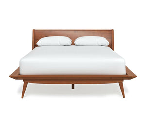 Scandinavian Design Bolig Queen Bed - Light Walnut Stain