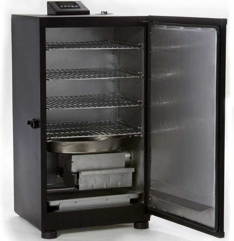 Masterbuilt Black 30-Inch Black Electric Digital Smoker with Top Controller