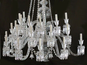 Baccarat Diamant Biseaux 20 Light Wall Sconce 70"H x 52"W - FREE SHIPPING