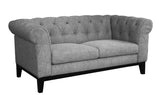 Abbyson Living Cecelia Fabric Loveseat Grey - RX-6751-GRY-2 - PICK UP IN NJ