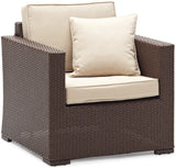 All-Weather Garden Furniture - Strathwood Wicker / Poly Rattan Chair Dark Brown