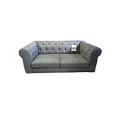 Abbyson Living Cecelia Fabric Loveseat Grey - RX-6751-GRY-2 - PICK UP IN NJ