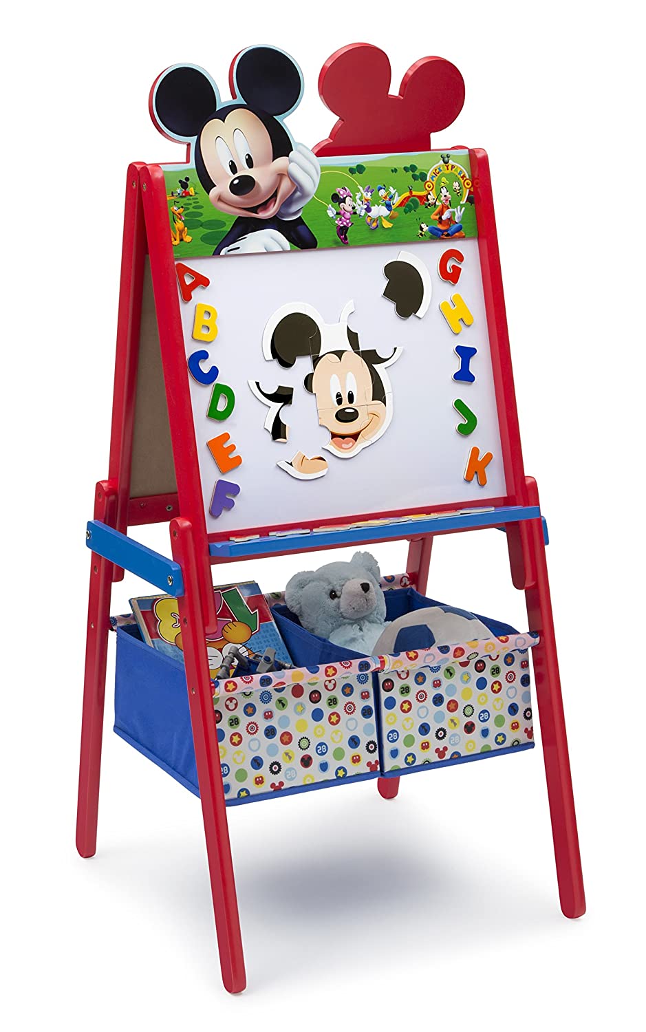 mickey mouse wooden toy box
